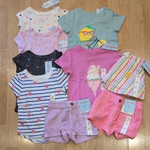 Cat & Jack Girls Summer Mix — Pink, Lavender, Aqua & Multi